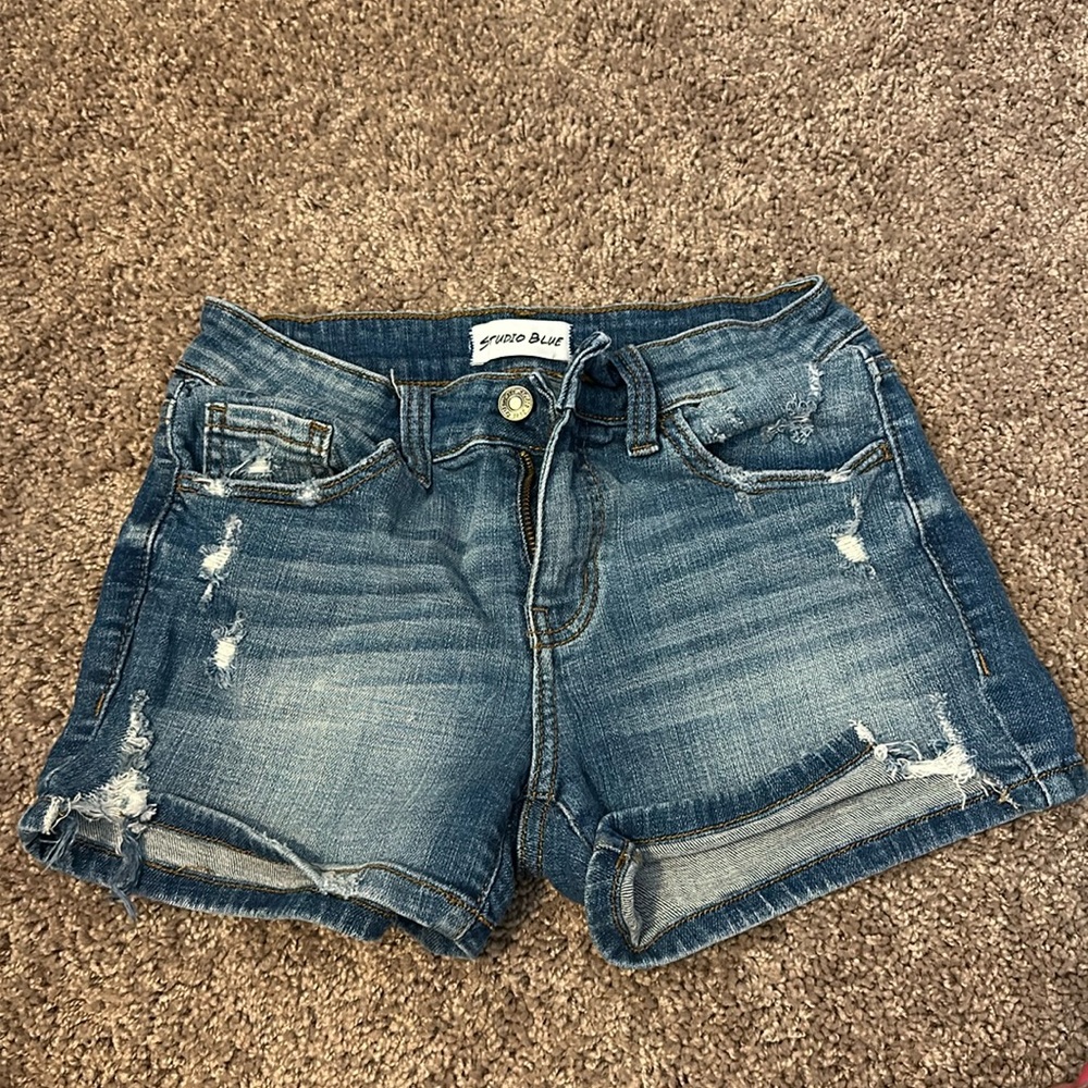 Denim shorts